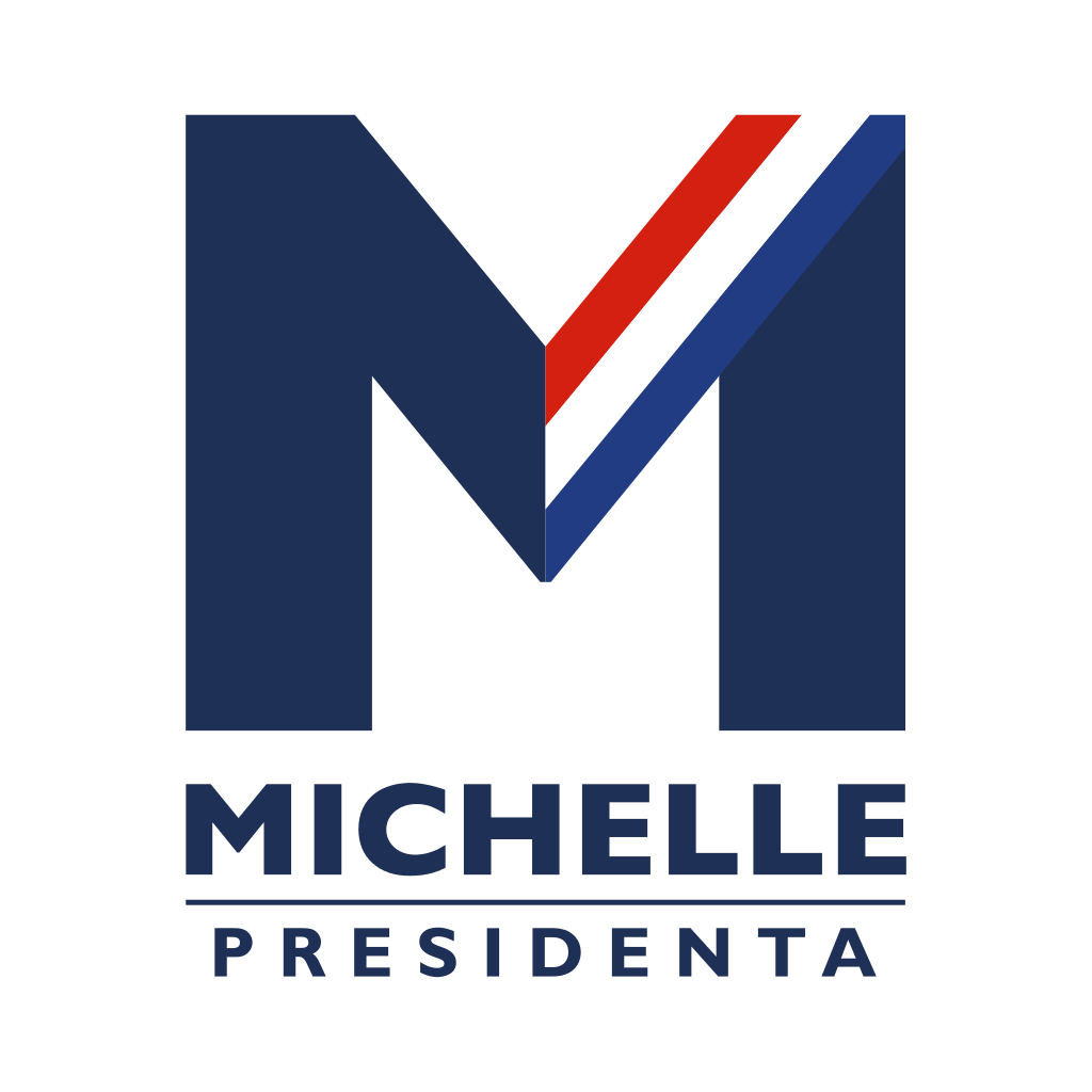 Michelle Logo - File:Logo Michelle Presidenta, blanco.svg - Wikimedia Commons