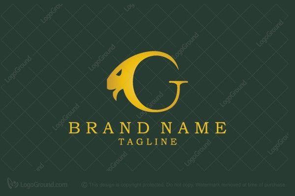 Yellow Horn Logo - Exclusive Logo Letter G Goat Logo. LOGOS FOR SALE