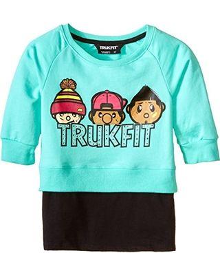 Girl Trukfit Logo - BIG Deal on Trukfit Big Girls' Sweatshirt with Peek-A-Boo 3X ...