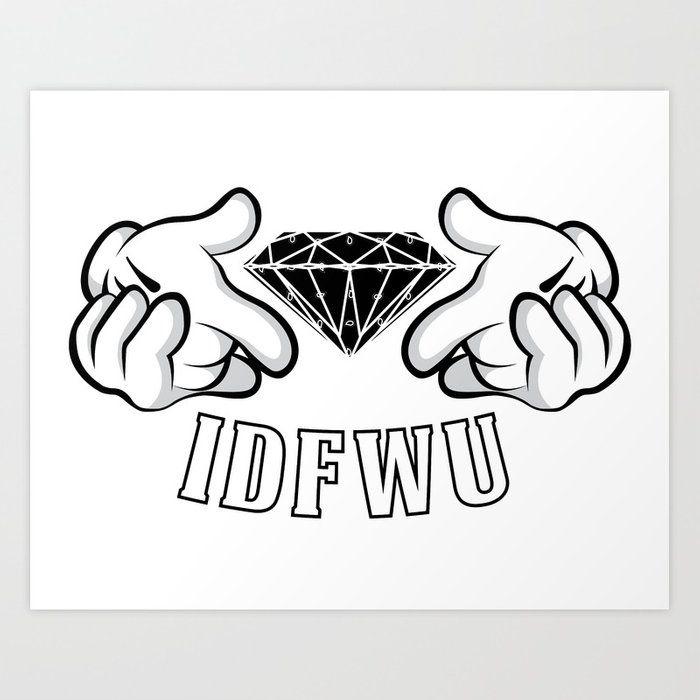 Mickey Mouse Diamond Logo - Mickey Mouse Diamond (IDFWU) Art Print by mattullian | Society6