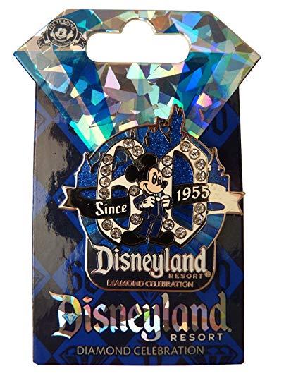 Mickey Mouse Diamond Logo - Amazon.com: Disneyland 60th Anniversary Diamond Celebration Mickey ...