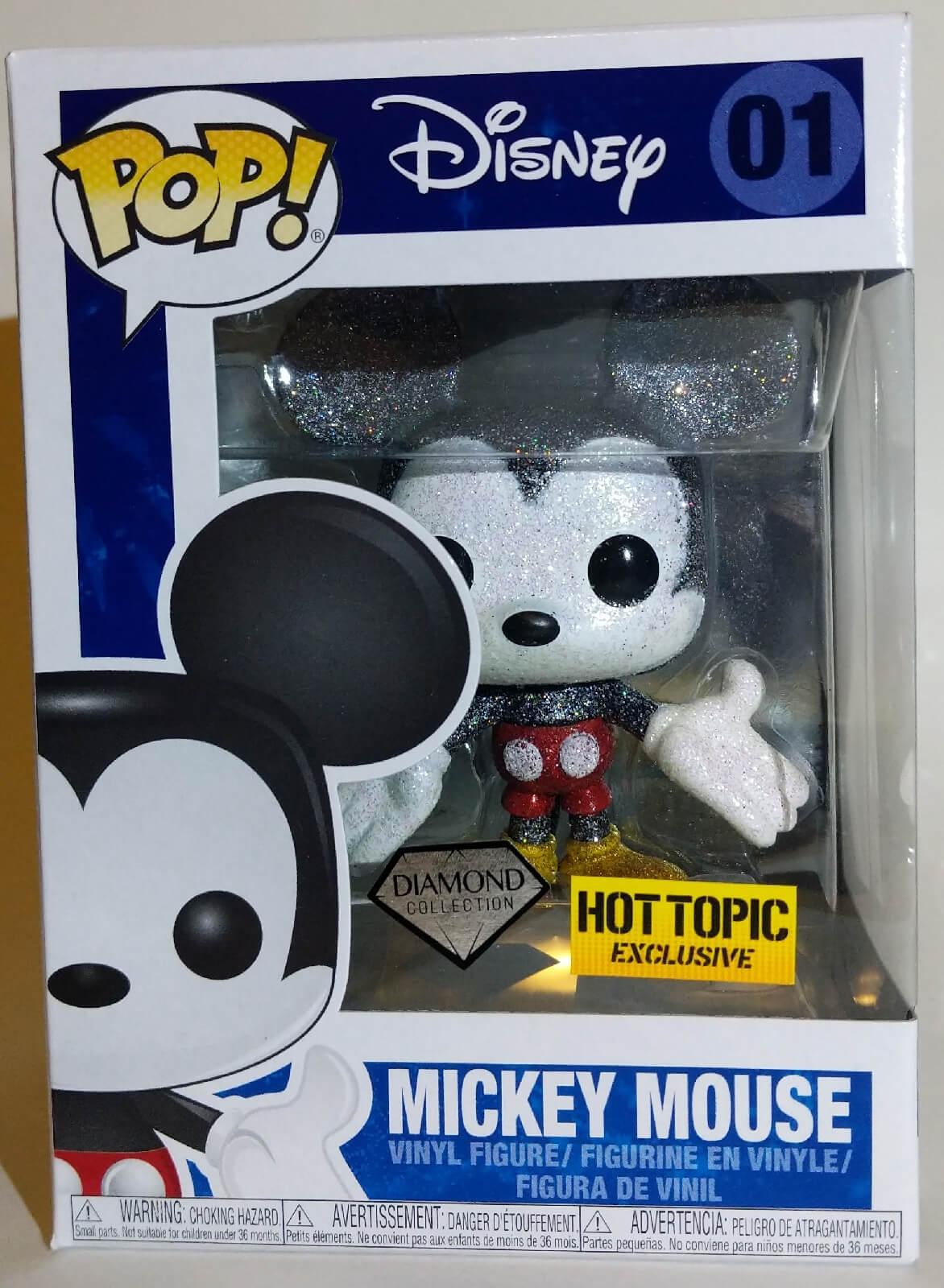 Mickey Mouse Diamond Logo - Mickey Mouse - Diamond Collection Disney Hot Topic Exclusive Funko ...