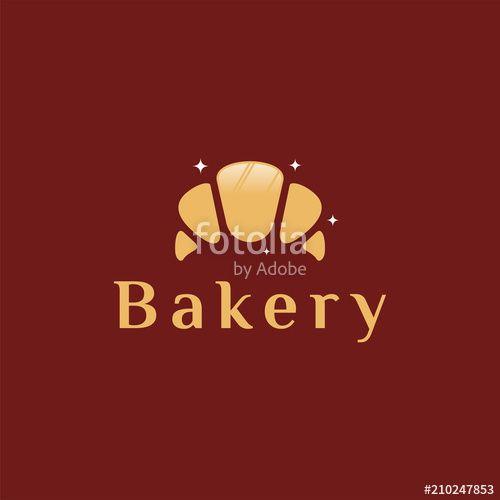 Red Bread Logo - Luxury Bakery logo designs inspiration, Simple Bread logo template