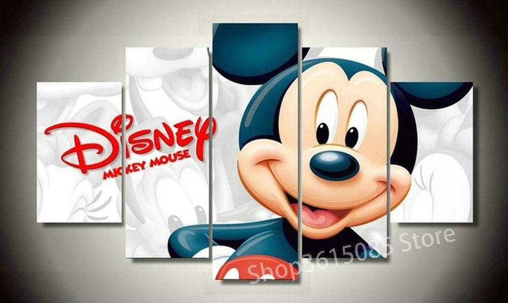 Mickey Mouse Diamond Logo - Multi spell 5d diy diamond painting Mickey Mouse cartoon diamond ...