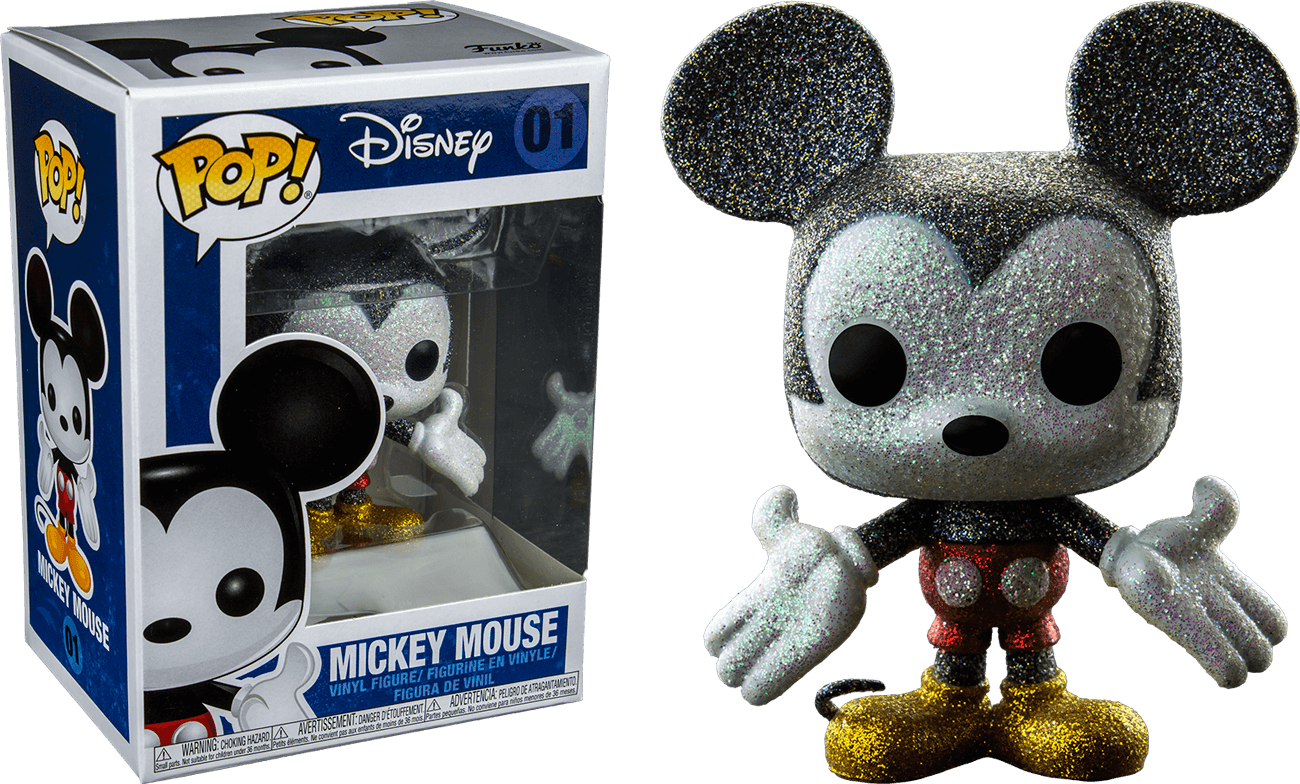 Mickey Mouse Diamond Logo - Disney | Mickey Mouse Diamond Glitter Funko Pop! Vinyl Figure ...