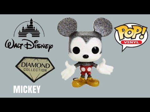 Mickey Mouse Diamond Logo - Funko POP Vinyl Mickey Mouse Diamond Edition No 1 Unboxing!Review ...