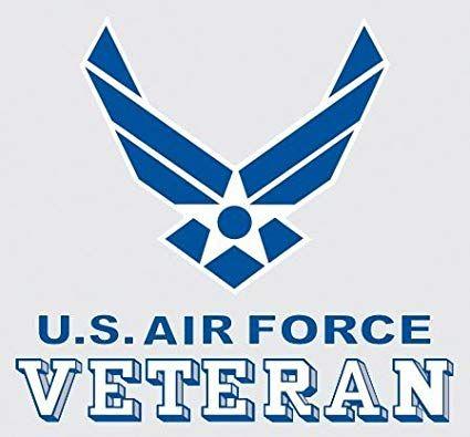 USAF Logo - Amazon.com: United States Air Force Veteran Logo Car Decal US ...