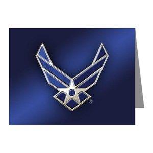 United States Air Force Logo - Greeting Cards - CafePress