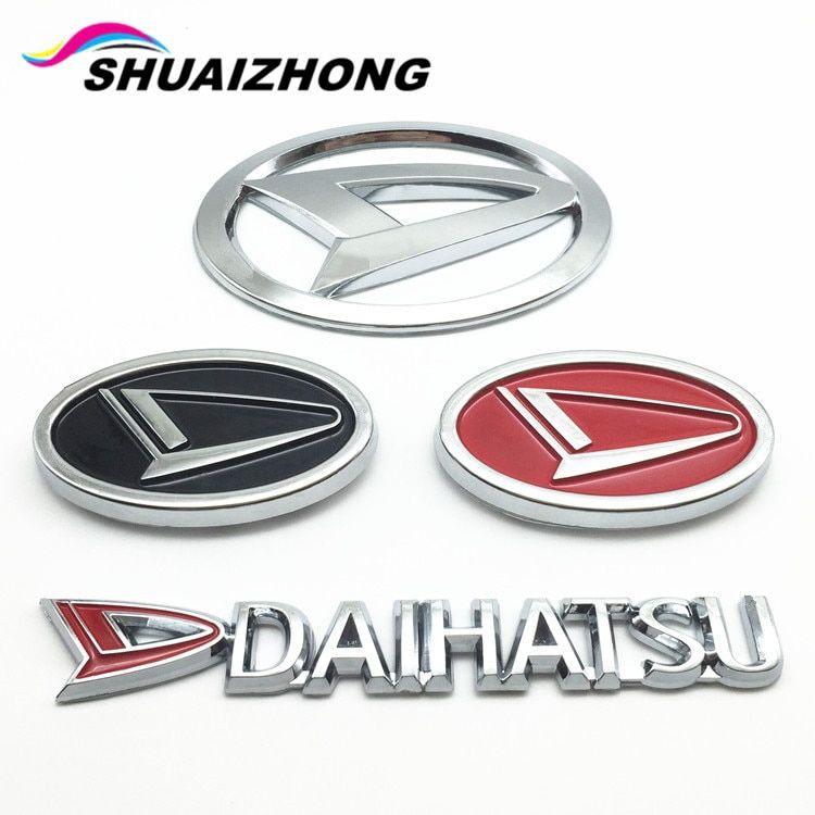 Daihatsu Car Logo - ABS Daihatsu Car Front Hood Bonnet Badge Sticker car rear trunk Logo ...