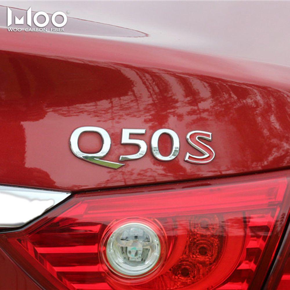 Red Car Emblem Logo - Red Car Sticker For Infiniti Q50 Q50S Upgarde S Sport Logo Emblem