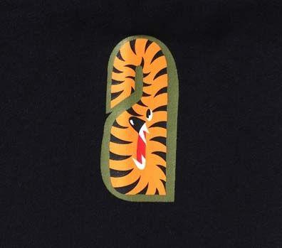 BAPE Tiger Logo - Bape WGM Shark Chain Sweatshirt | Dopestudent