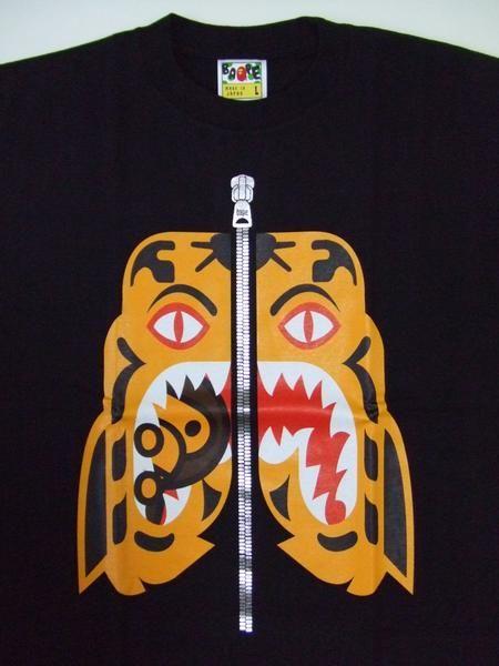 BAPE Tiger Logo - Bid Land: BAPE エイプ baby milo baby milo tiger T black | Rakuten ...