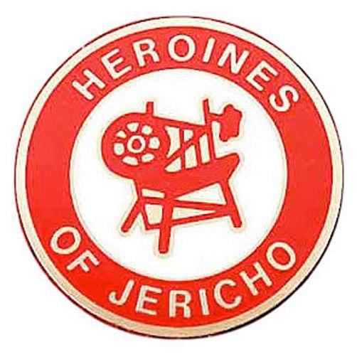 Red Car Emblem Logo - Masonic Car Emblem Decal - Heroines of Jericho - Red Car Emblem Disc ...