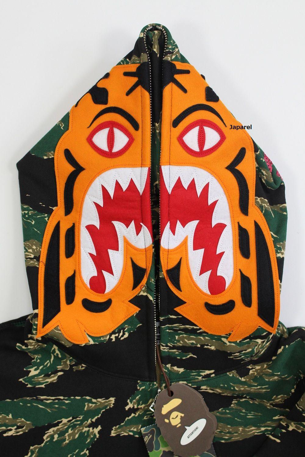 BAPE Tiger Logo - A Bathing Ape (Bape) Tiger Camo Hoodie Online Shop