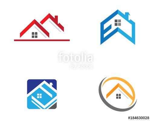 Property Logo - Property Logo Template vector icon illustration design Stock image