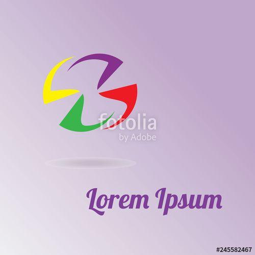 Purple Colored Logo - Logos Of Various Colors The Figure Is A Logo In The Form Of A Cut