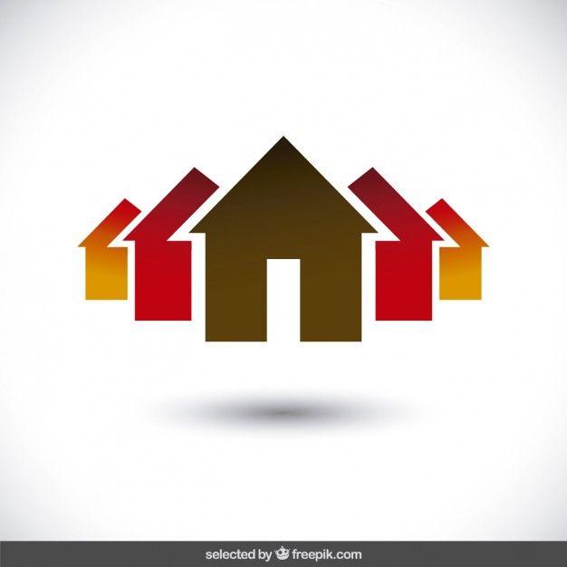 Property Logo - Property logo with house silhouettes | Stock Images Page | Everypixel