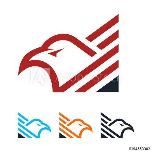 Eagle Head Logo - Eagle Head Logo, Fast Express Eagle Design Logo Vector - Buy this ...