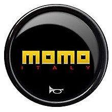 Yellow Horn Logo - NEW Genuine Momo car steering wheel horn push button. Yellow Logo ...