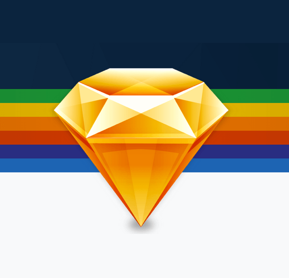 Rainbow Diamond Logo - Trading Photohop for Sketch 3