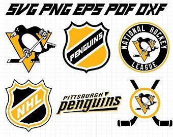 Penguins Hockey Logo - Nhl | Etsy