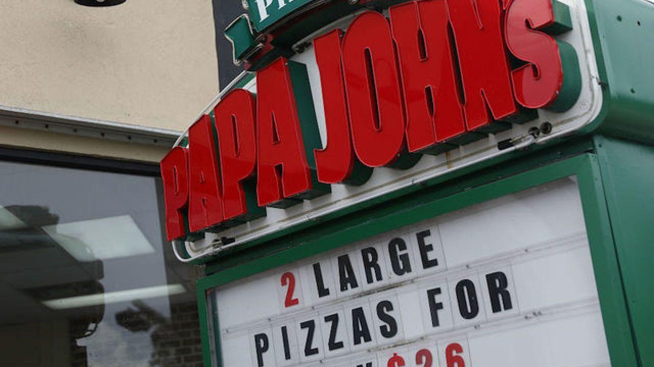 Red Apostrophy Logo - Papa John's possible new logo drops the apostrophe