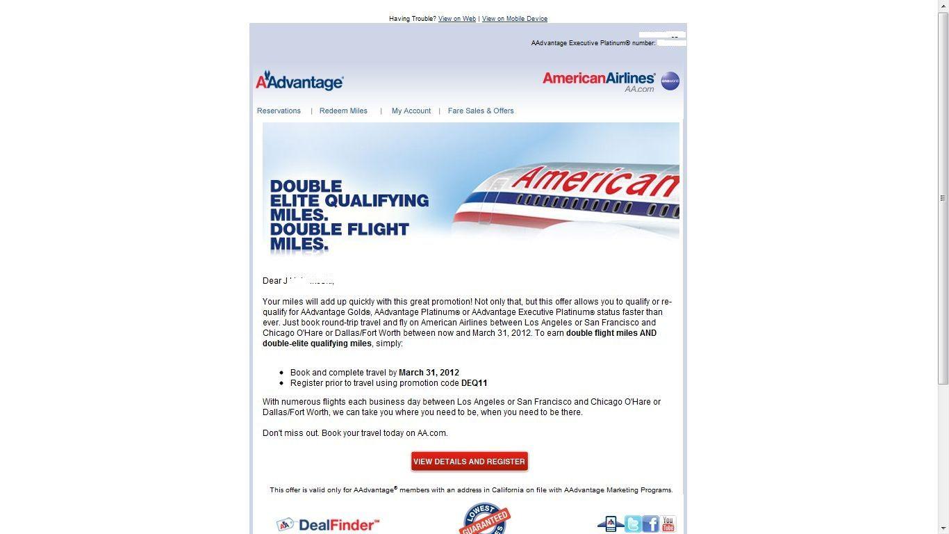 Double AA Airline Logo - American Airlines Double Elite Qualifying And Redeemable Miles On