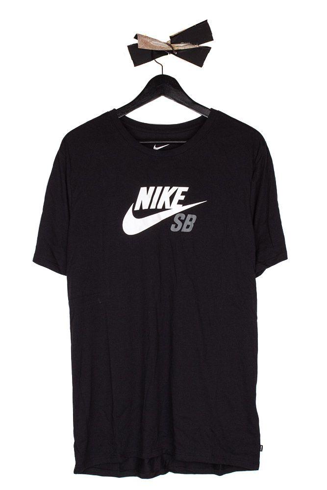 Nike SB Clothing Logo - Nike SB - Dri-Fit Icon Logo T-Shirt Black - Bonkers