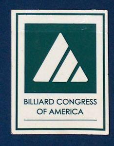 BCA Billiards Logo - BCA BILLIARD CONGRESS OF AMERICA POOL STICKER LABEL NEW | eBay