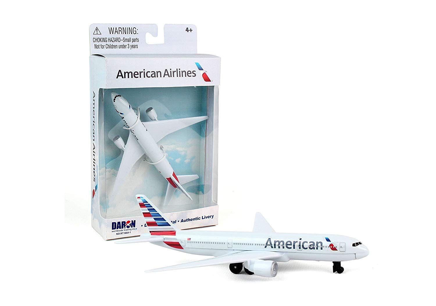 Double AA Airline Logo - Daron Worldwide Trading RT1664 American Airlines Single Plane