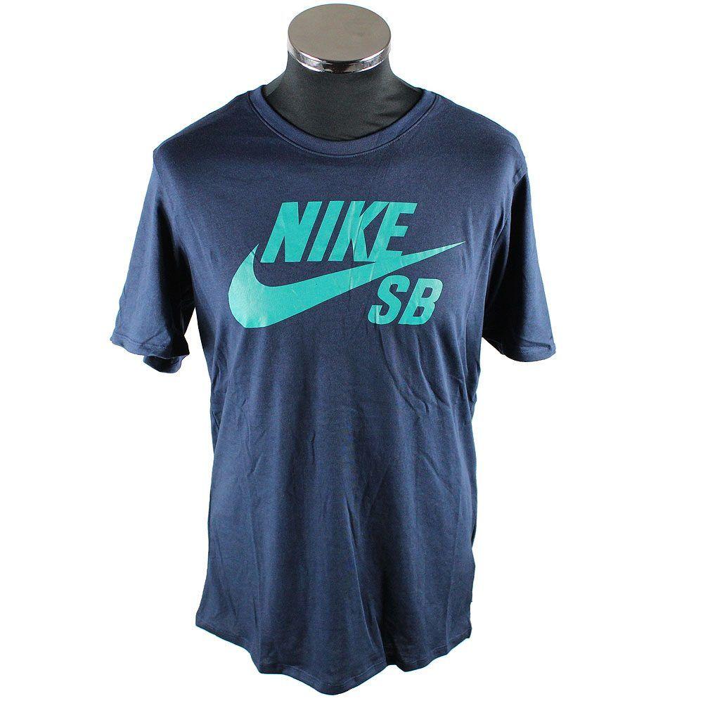 Nike SB Clothing Logo - Nike SB Clothing | Icon Logo T-Shirt | Obsidian / Teal - Dissent ...