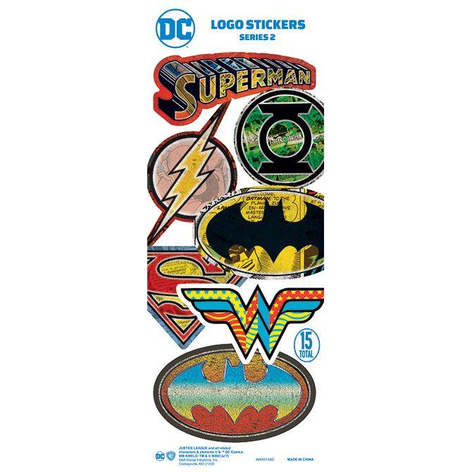 DC Comics Logo - DC Comics Logo Stickers in Folders | A&A Global Industries