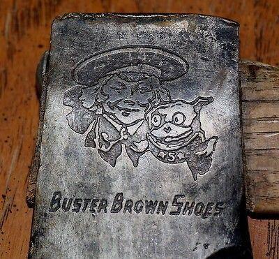 Buster Brown Shoes Logo - BUSTER BROWN SHOES HATCHET AXE EMBOSSED LOGO | #509035437