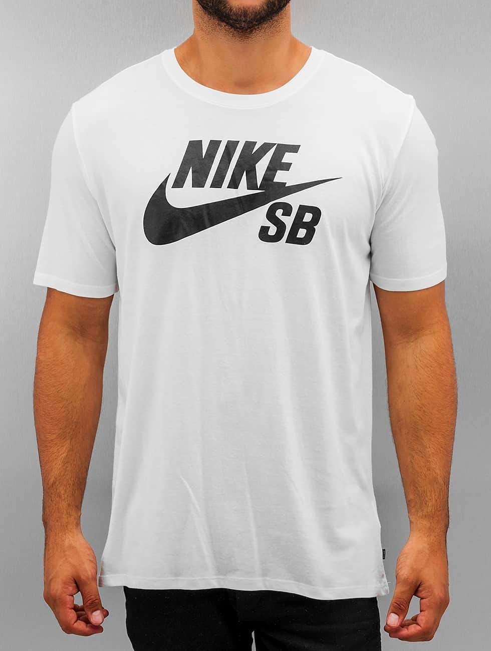 Nike SB Clothing Logo - Nike SB Men T-Shirt SB Logo in white Men's Clothing white / black 60 ...
