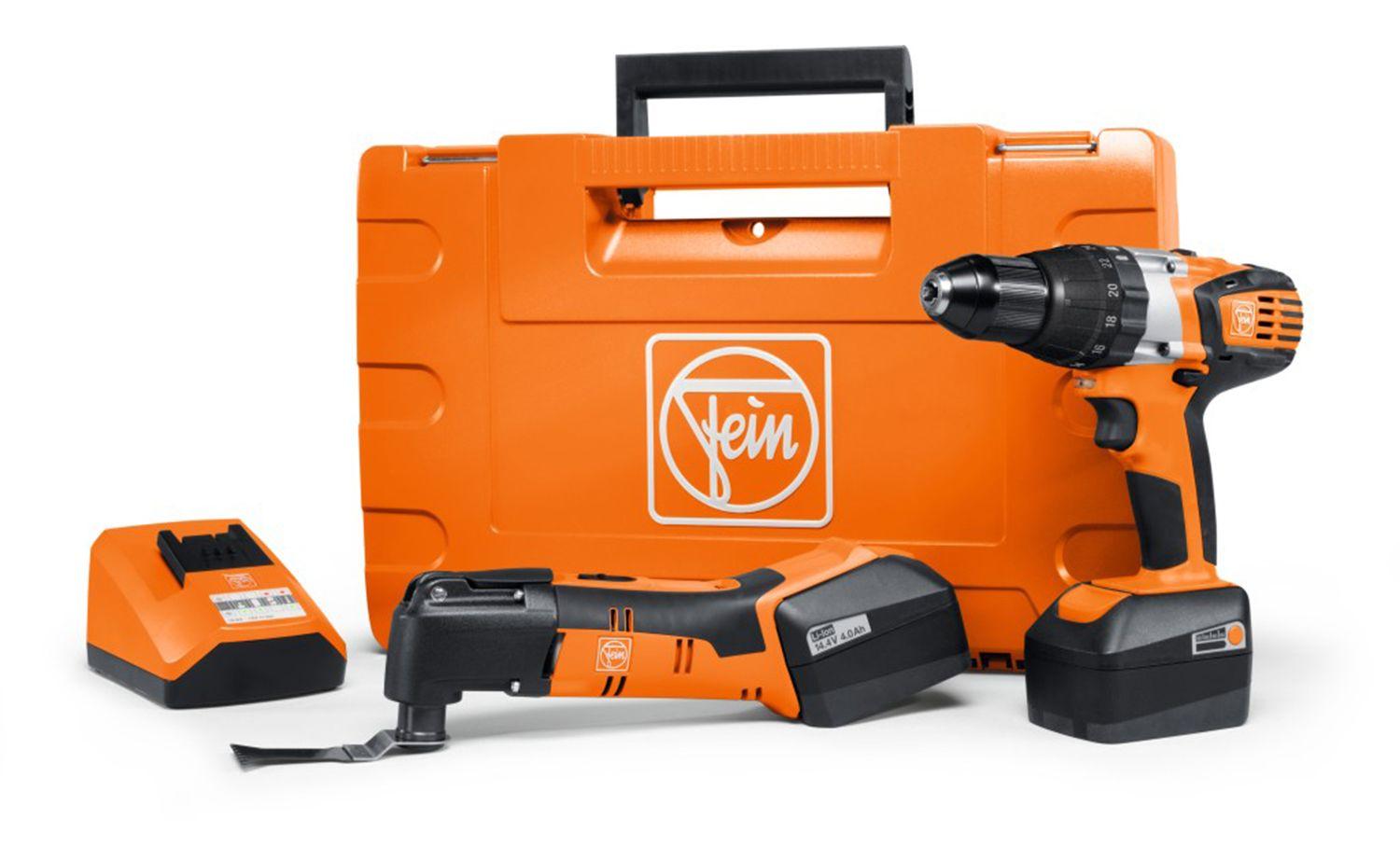 Orange Power Tools Logo - Fein Power Tools Professional Set: Renovation Driver & Oscillator ...