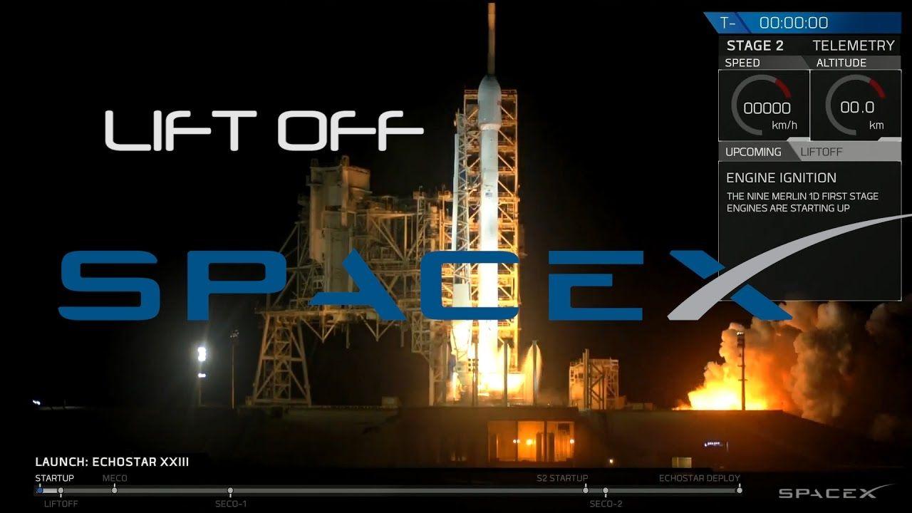 EchoStar 23 Mission SpaceX Logo - SpaceX Falcon 9 Rocket Launch - Echostar XXIII Mission - YouTube