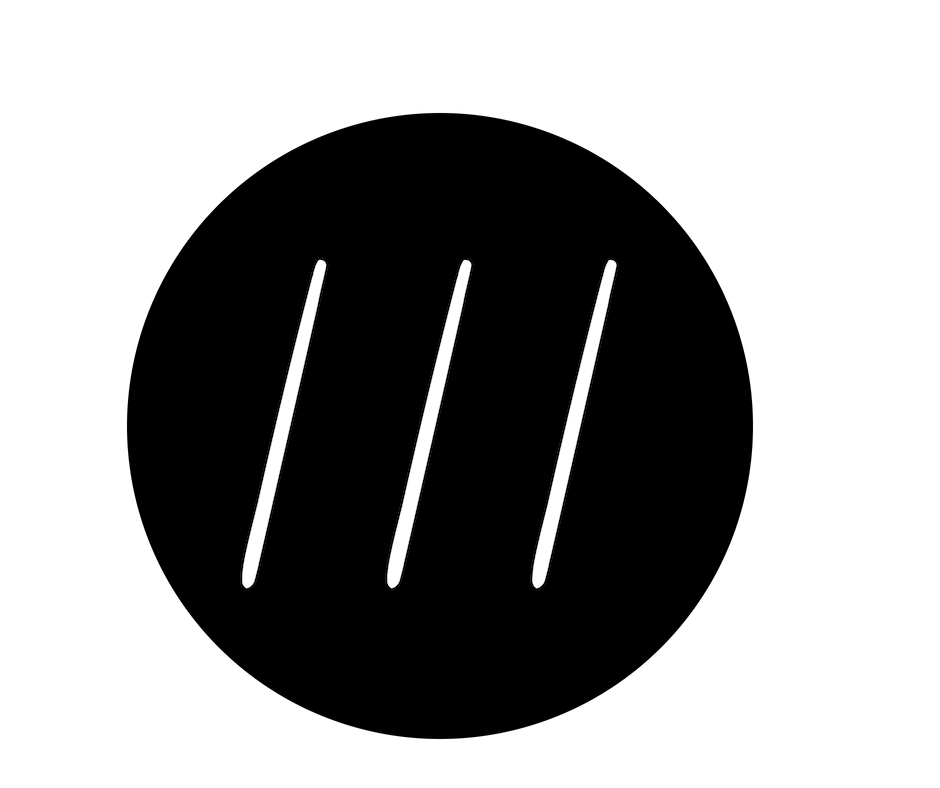 Circle with White Lines Logo - Contact — Little White Lines