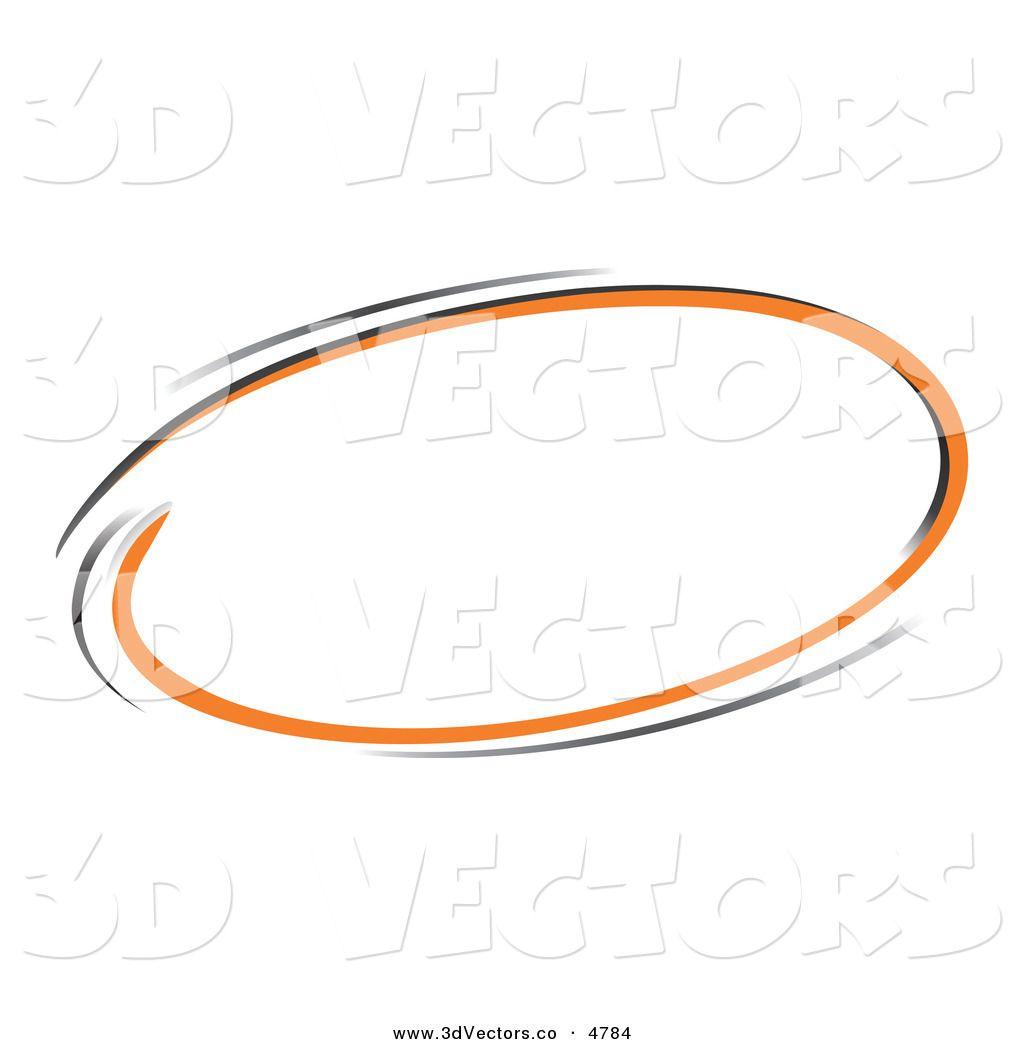Three Orange Circle S Logo - 3D Vector Clipart Of A Pre Made Logo Of A Circle Of Orange And Black