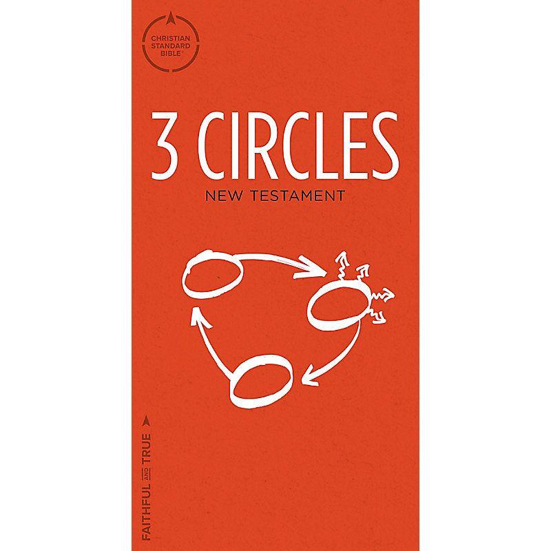 Three Orange Circle S Logo - CSB 3 Circles Evangelism New Testament - LifeWay