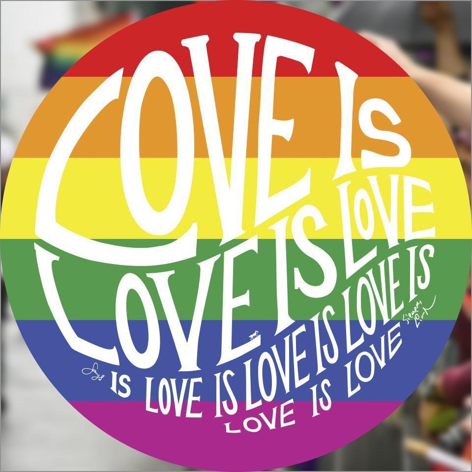Three Orange Circle S Logo - Circle of Love Pride - 3