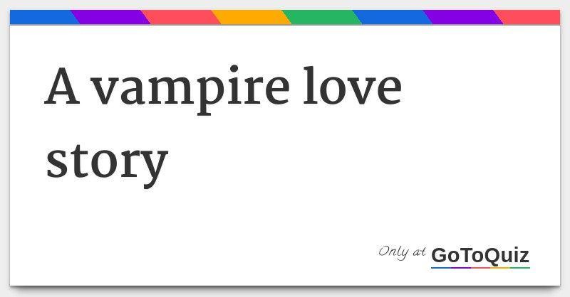 Vampire Love Logo - a vampire love story