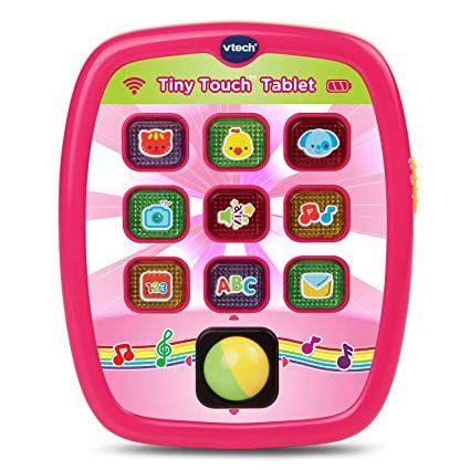Toy Games and Pink Oval Logo - VTech Tiny Touch Tablet, Pink: Toys & Games
