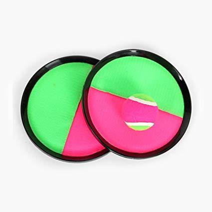 Toy Games and Pink Oval Logo - PIXNOR Toss Catch Ball Kids Sticky Target Ball Throw