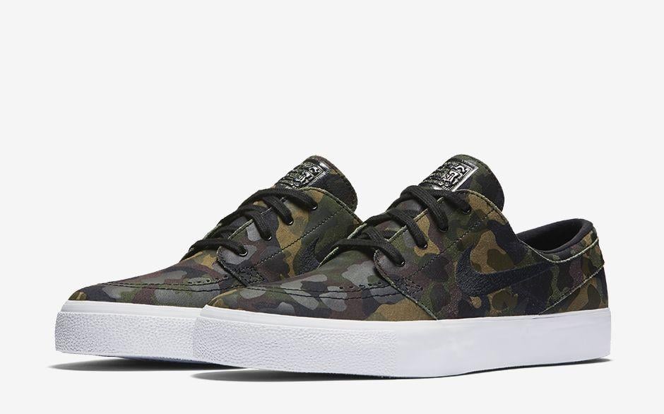 Nike SB Camo Logo - NIKE SB ZOOM JANOSKI HT QS 