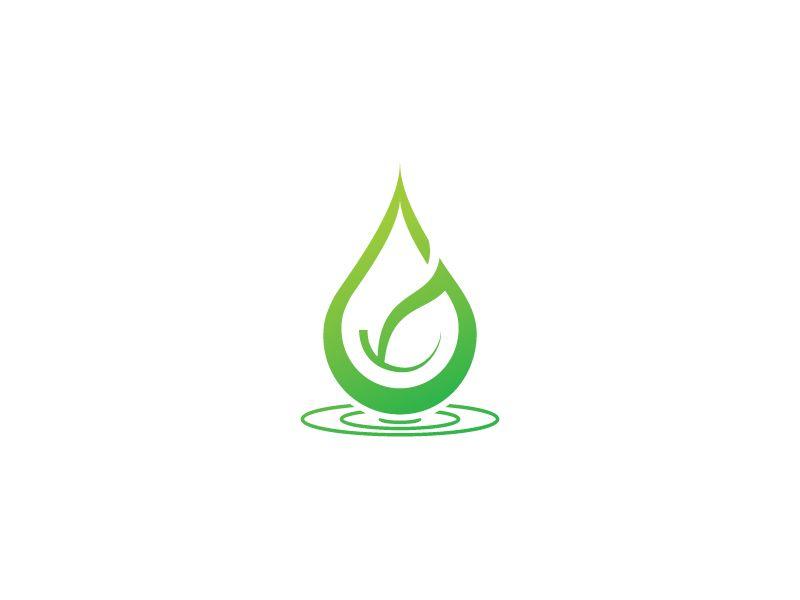 Drop Green Logo - Green Water Drop Logo
