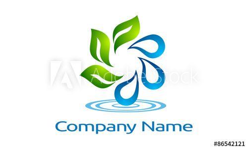 Drop Green Logo - water, drop, green, leaf, recycle, infinity, vector, logo