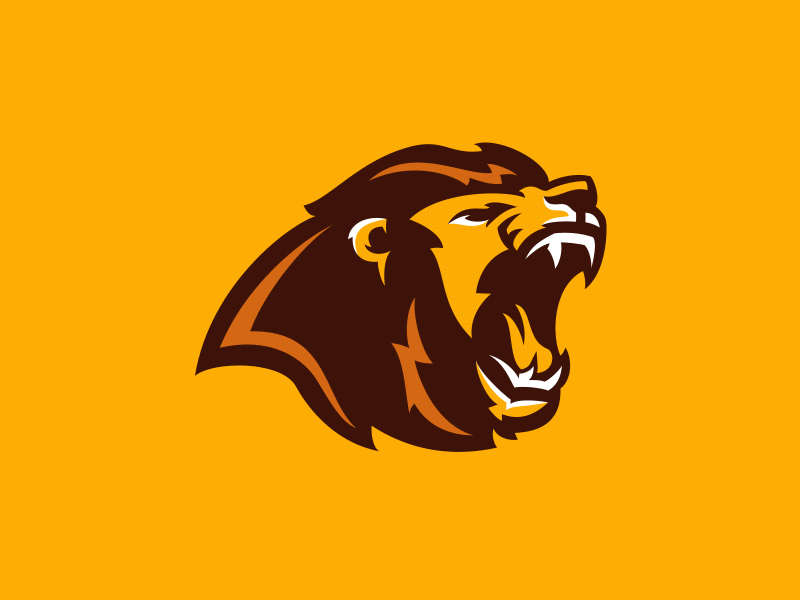 Brown and Yellow Team Logo - Brown Lion Gaming. Sports logo's. Logos, Logo design, Lion logo