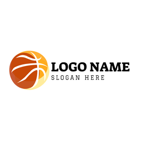 Brown and Yellow Team Logo - Free Basketball Logo Designs. DesignEvo Logo Maker