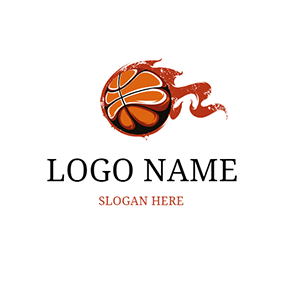 Brown and Yellow Team Logo - Free Basketball Logo Designs. DesignEvo Logo Maker