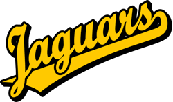 Brown and Yellow Team Logo - Team Pride: Jaguars team script logo